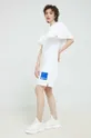 Φόρεμα Karl Lagerfeld Jeans λευκό