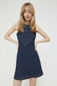 Love Moschino sukienka jeansowa W.V.J74.00.S.3979 granatowy SS23