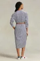 Bavlnené šaty Polo Ralph Lauren tmavomodrá