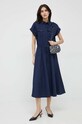 Lauren Ralph Lauren sukienka 200888992 granatowy SS23