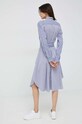Odzież Lauren Ralph Lauren sukienka bawełniana 200889000 niebieski