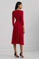 Lauren Ralph Lauren sukienka 250769904 bordowy NC24