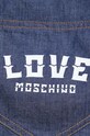 Bavlněné šaty Love Moschino W.V.J92.01.T.174A námořnická modř