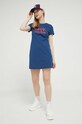 Love Moschino sukienka bawełniana W.5.929.27.M.4405 niebieski SS23