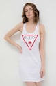 Guess rochie din bumbac mini alb E3GP03.JA914