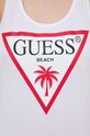 Bavlnené šaty Guess E3GP03.JA914 biela