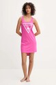 Guess sukienka bawełniana E3GP03.JA914 różowy SS25