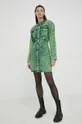 Φόρεμα τζιν Gestuz Skye πράσινο