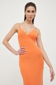 Oblečení Šaty Guess W3GK65.KBPZ0 oranžová