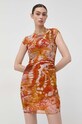 Šaty Guess AIDA oranžová W3GK89.KBAH2