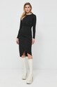 Karl Lagerfeld sukienka 230W1352 czarny SS23