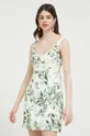 πράσινο Λινό φόρεμα Abercrombie & Fitch Γυναικεία