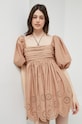 Φόρεμα Abercrombie & Fitch καφέ KI159.2880.420