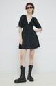Abercrombie & Fitch sukienka KI159.2895.900 czarny SS23