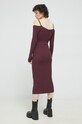 Abercrombie & Fitch rochie KI159.2896.620 burgundia SS23