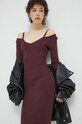 Îmbrăcăminte Abercrombie & Fitch rochie KI159.2896.620 burgundia