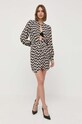 Elisabetta Franchi sukienka AB38632E2 czarny SS23