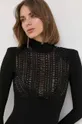 črna Obleka s primesjo svile Elisabetta Franchi
