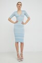 Elisabetta Franchi rochie AM66M31E2 albastru SS23