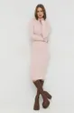 Elisabetta Franchi sukienka z domieszką jedwabiu  57 % Lyocell, 27 % Jedwab, 16 % Poliamid