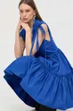 блакитний Бавовняна сукня Red Valentino