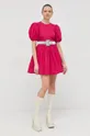 Red Valentino sukienka różowy