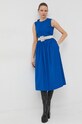 Red Valentino sukienka 2R3VAGQ91FP niebieski SS23