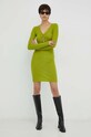 Résumé rochie din lana 17630970 verde SS23