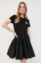 Βαμβακερό φόρεμα Twinset Twinset x MyFo μαύρο