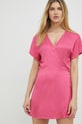 American Vintage rochie WID14IE23 roz SS23