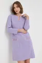 Шерстяное платье Luisa Spagnoli Monologo фиолетовой