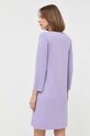 Abbigliamento Luisa Spagnoli vestito in lana Monologo 57823 violetto