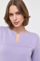 Luisa Spagnoli vestito in lana Monologo violetto 57823