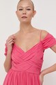 Luisa Spagnoli rochie de matase roz 539672