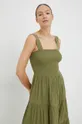 brązowa zieleń Roxy sukienka bawełniana