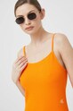 Calvin Klein Jeans sukienka pomarańczowy J20J221149.PPYX