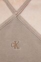 Calvin Klein Jeans rochie din bumbac J20J220752.PPYX maro