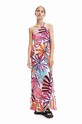 Šaty Desigual maxi bílá 23SWMW06