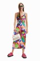 Рокля Desigual флорален многоцветен 23SWVK08