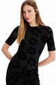 Odzież Desigual sukienka 23SWVK19 czarny