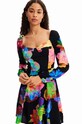 Desigual sukienka 23SWVW17 czarny SS23
