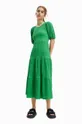zelena Obleka Desigual Ženski