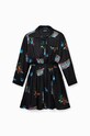 Desigual sukienka 23SWVW72 czarny