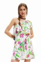 Платье Desigual узор белый 23SWVW83