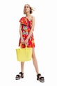 Ruházat Desigual ruha 23SWVW83 piros