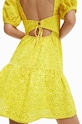 Îmbrăcăminte Desigual rochie din bumbac 23SWVW85 galben