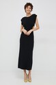 Sisley rochie 11APMV00A.100 negru SS23