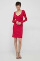 Sisley sukienka 11APMV00B.39C fioletowy SS23