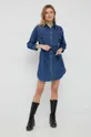 Traper haljina Sisley mornarsko plava