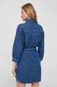 Odzież Sisley sukienka jeansowa 4FU6LV039.902 granatowy
